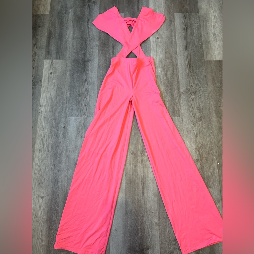 Cut out side jumpsuit
